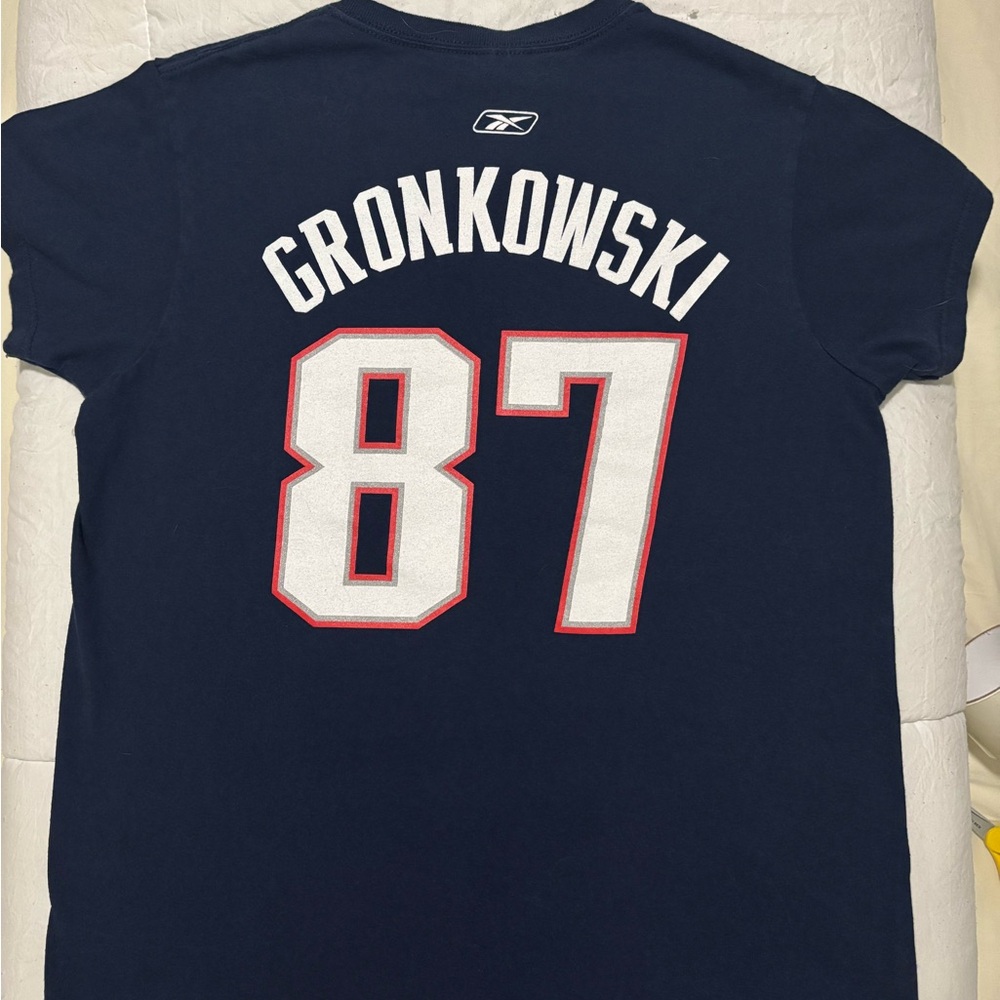 Gildan Kids Navy Gronkowski 87 Tee